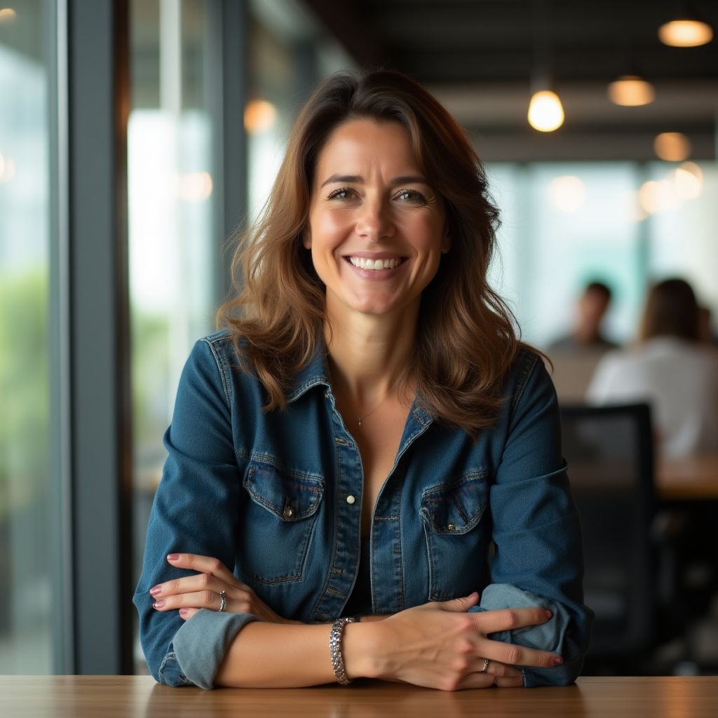 Retrato de Laura Fernández.